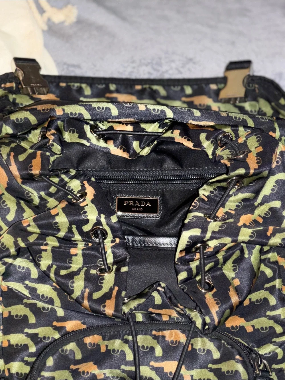 [ARCHIVAL] Prada Tessuto Stampata Gun Camo Backpack (VZ0066)